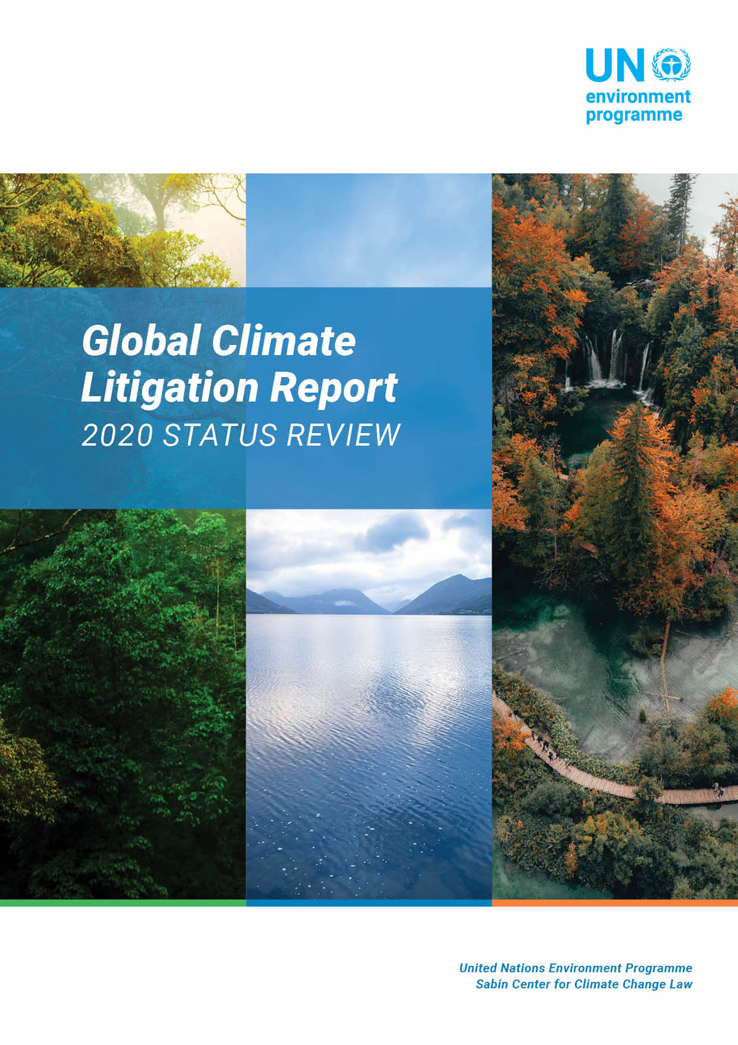 Global Climate Litigation Report: 2020 Status Review Cover