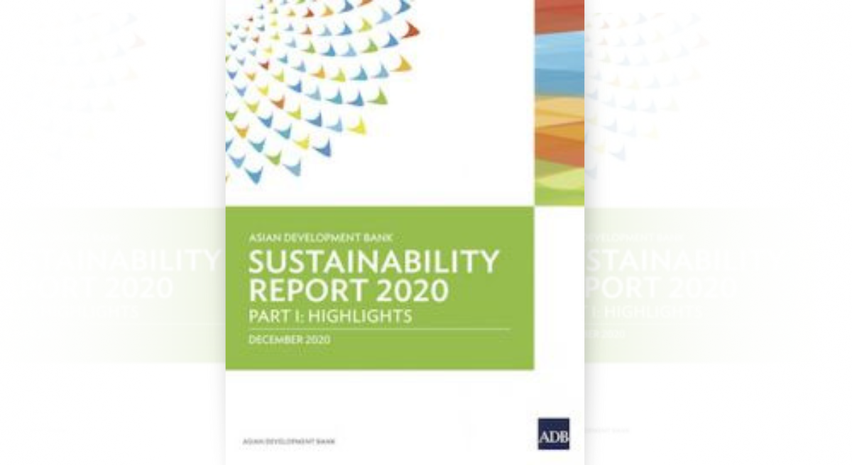 Asian Development Bank Sustainability Report 2020