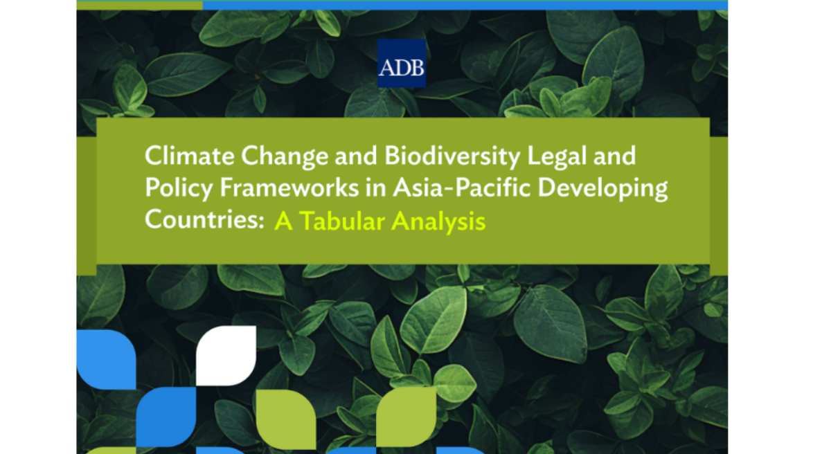 Climate Change and Biodiversity Legal and Policy Frameworks in Asia-Pacific Developing Countries