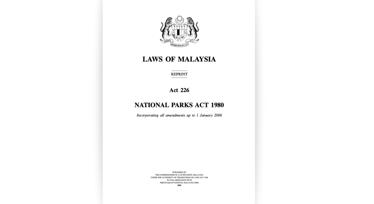 Act 226: National Parks Act 1980 (Malaysia)