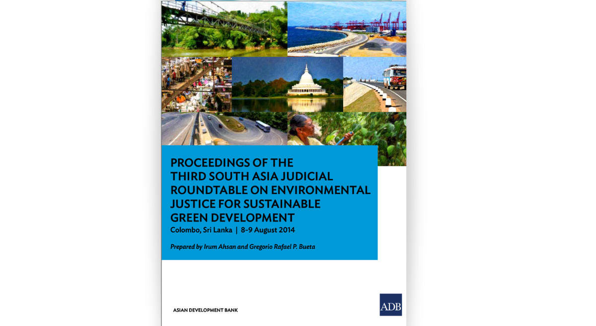 Proceedings of the Third South Asia Judicial Roundtable