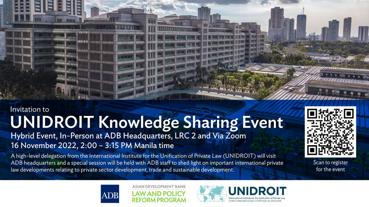 UNIDROIT Knowledge Sharing Event