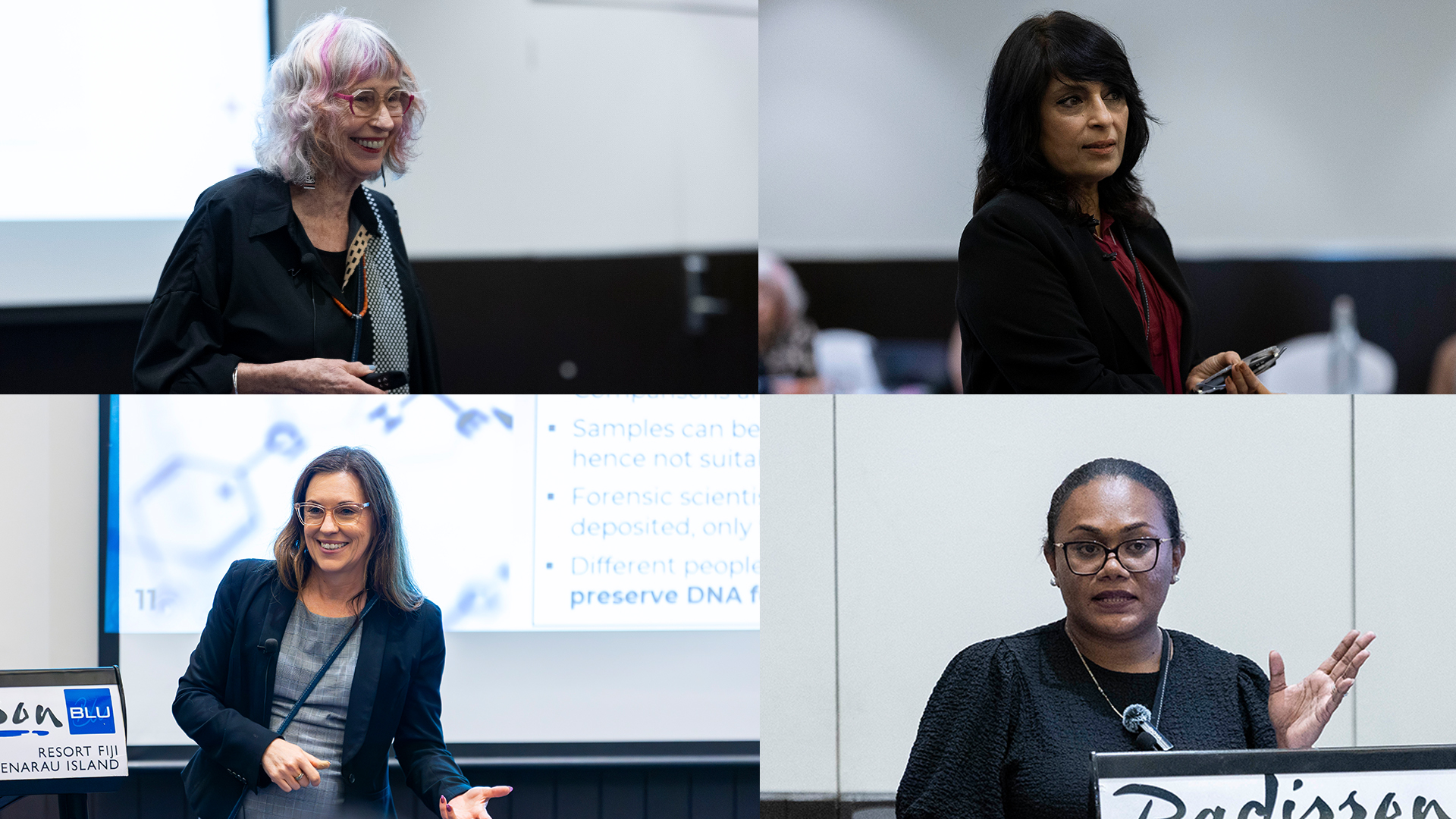 ADB Team from left to right: Robyn Layton, a former Supreme Court Justice in South Australia; Samar Minallah Khan, a behavior change and gender specialist; Julia Davey, a seasoned barrister specializing in gender and juvenile justice issues; and Siteri Nasa Navia, a former Fijian state prosecutor recognized by ODPP as “Prosecutor of the Year” in 2017