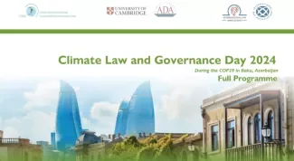 ADB and the Climate Law and Governance Initiative Convene Experts to Innovate Solutions for Climate Law and Governance Challenges 