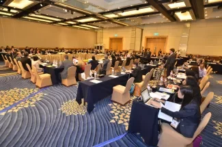 Photo of participants during the Third ASEAN Chief Justices Roundtable on Environment, held in Bangkok, Thailand, on 5 - 18 November 2013.