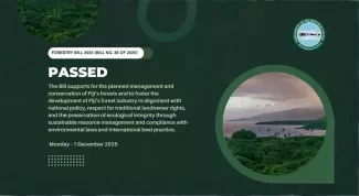 ADB welcomes Fiji’s landmark Forestry Act 2025.