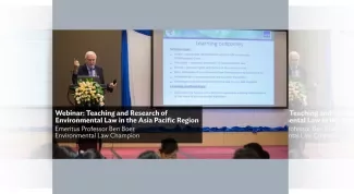 Teaching and Research of Environmental Law in the Asia Pacific Region