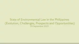 Environmental Law Teachers Online Training Program: State of Environmental Law in the Philippines (Evolution, Challenges, Prospects and Opportunities)