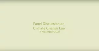 Environmental Law Teachers Online Training Program: Panel Discussion on Climate Change Law