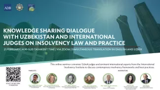 Knowledge Sharing Dialogue with Uzbekistan and International Judges on Insolvency Law and Practice