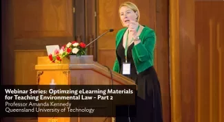 Webinar Series: Optimizing eLearning Materials for Teaching Environmental Law - Part 2