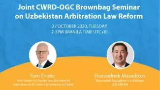 Joint CWRD OGC Brownbag Seminar on Uzbekistan Arbitration Law Reform