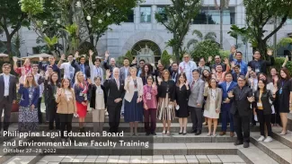 Group Photo: Philippine Legal Education Board 2nd Environmental Law Faculty Training