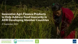 Video: Innovative Agri-Finance Products to Help Address Food Insecurity in ADB Developing Member Countries