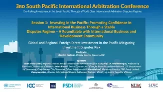 Video: Session 1 - Third South Pacific International Arbitration Conference